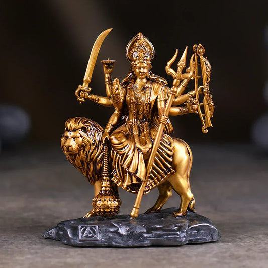 Durga Mata Car Dashboard Idol