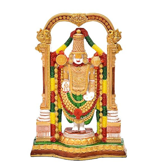 Golden Lord Tirupati Balaji Idol