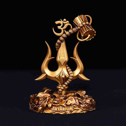 Lord Shiva Trishul With Damru
